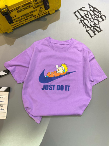 تی شرت مد روز اسپرت طرح JUST DO IT وارداتی جنس ۹۰درصد پنبه